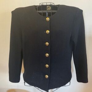 ST JOHN JACKET W GOLD BUTTONS
